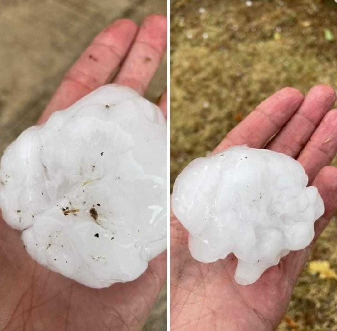 Bomba d’acqua e grandine sull’Abruzzo: temperature giù, ma domani torna il sole