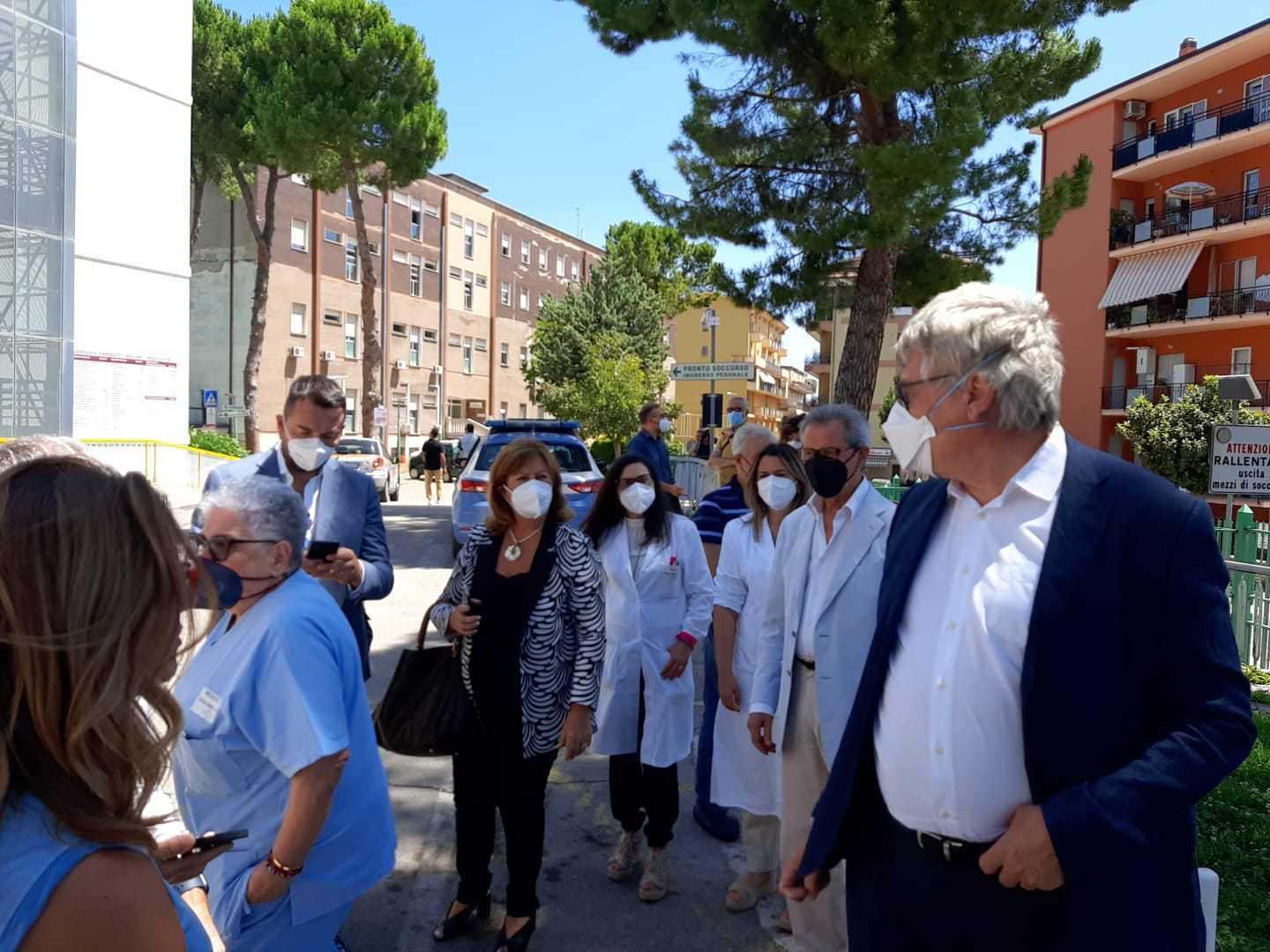 L’assessore Verì a Lanciano per parlare di Sanità, il sindaco: “Basta sterili polemiche”