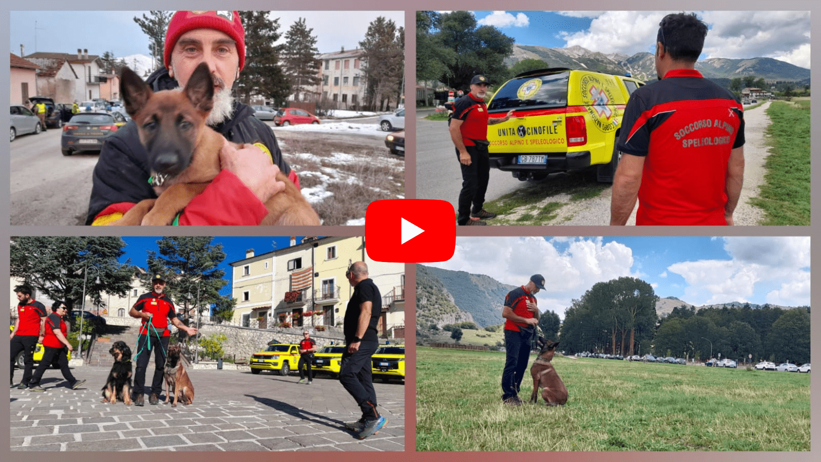 Giornata mondiale del cane: No Fear del Cnsas d’Abruzzo torna nella Marsica (video)