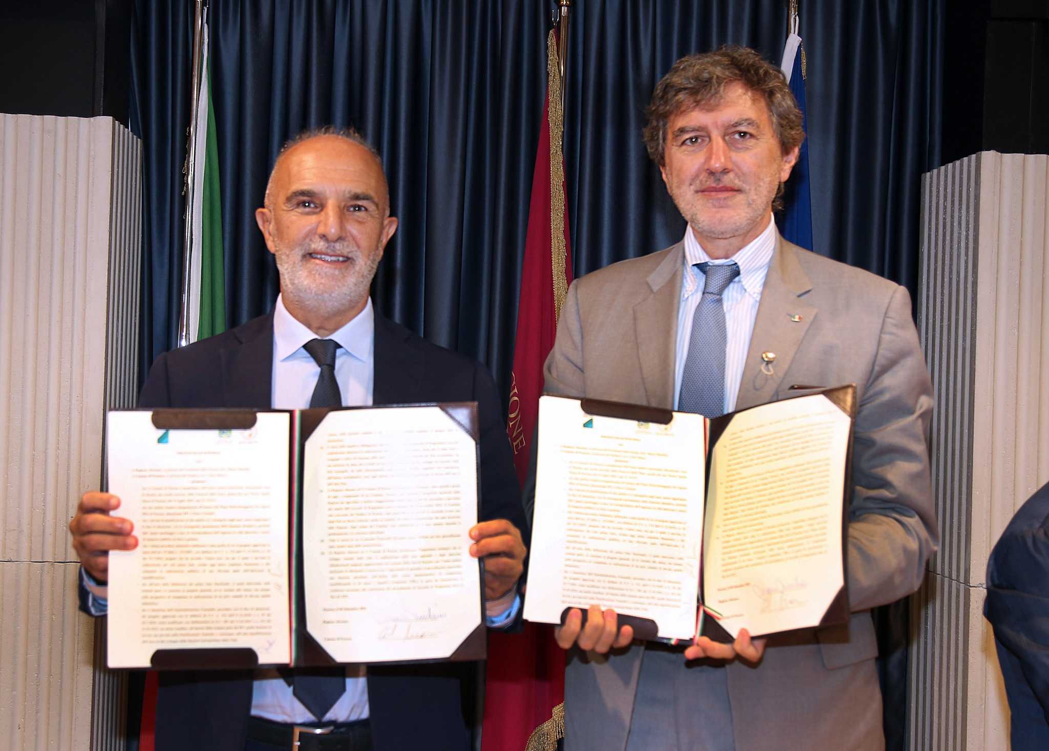 Nuova sede regionale, firmato protocollo d’intesa: gara d’appalto entro il 2023