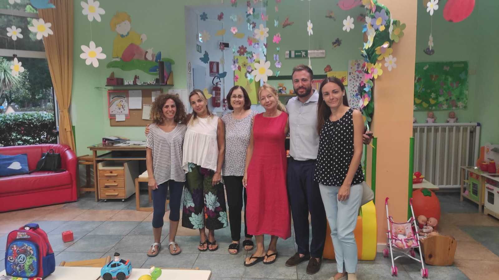 Sindaco Costantini e vicesindaco Albani fanno visita agli asili nido giuliesi: riprese le attività