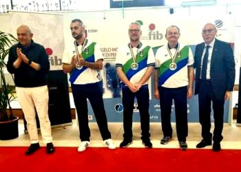 Doppio podio per gli atleti abruzzesi ai campionati italiani di bocce