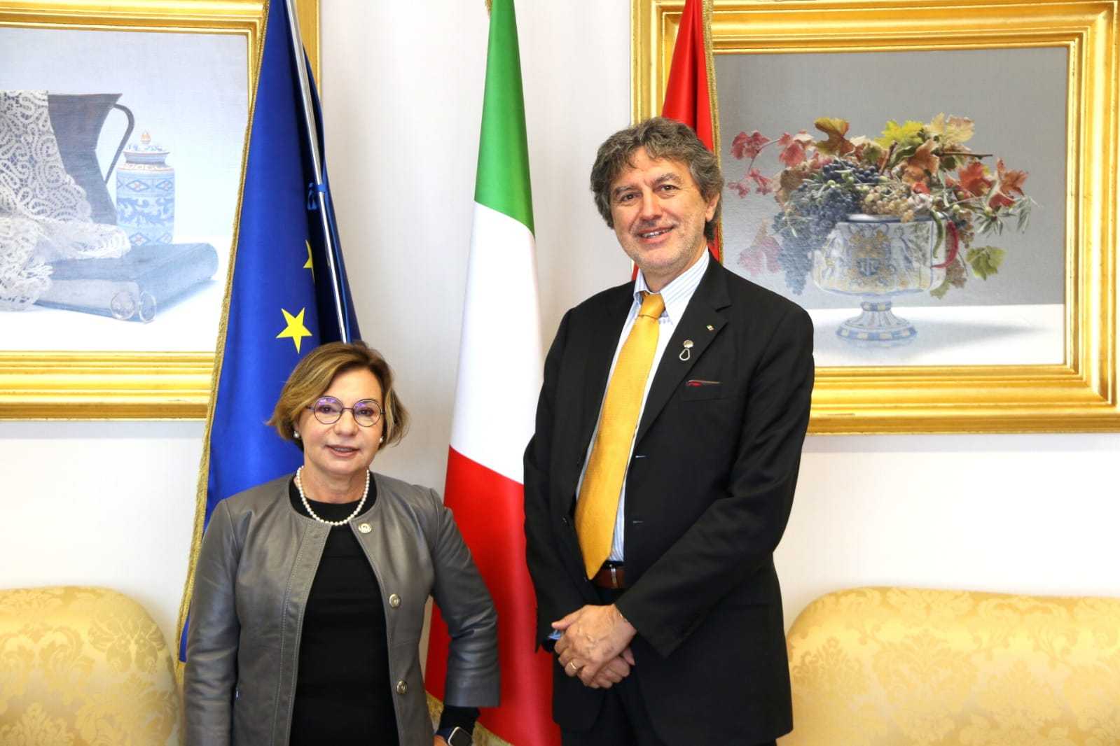 Tar Abruzzo, Marsilio incontra la neo presidente Germana Panzironi