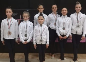 Ginnastica ritmica, le farfalle aquilane ancora sulla vetta al campionato regionale Silver