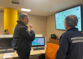 Allerta meteo Alto Sangro, sopralluogo di Marsilio: “Previsioni volgono al meglio ma prudenza”
