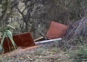 Rifiuti abbandonati nella Riserva, denuncia l’ente Guide del Borsacchio: “Servono foto trappole” (Foto)