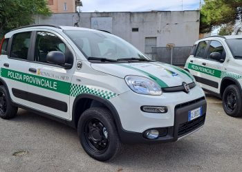 Consegnate quattro nuove Fiat panda cross 4×4 alla polizia provinciale (Foto)