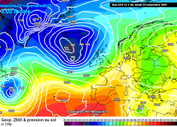 Il meteo in Abruzzo 25 novembre – 1 dicembre: altre precipitazioni in arrivo, clima un pò più freddo