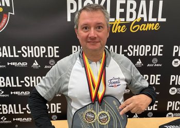 Il farmacista pescarese Federico Pasquali incoronato re del pickleball