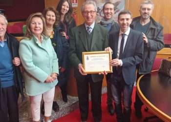 Onorificenza dal Comune di Lanciano al poeta e scrittore Bruno Montefalcone (Foto)