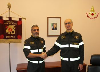 Cambio al vertice dei vigili del fuoco di Pescara, Luca Verna è il nuovo comandante