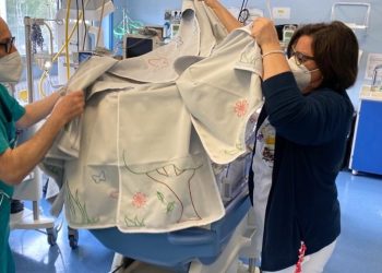 Carabinieri forestali e Comune di Castelli donano coperture incubatrici all’ospedale di Teramo