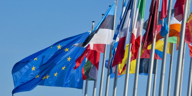 Open Doors Day in Strasbourg. 
Raising of the flags - Opening ceremony.