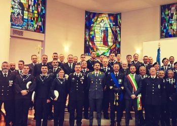 La Guardia Costiera festeggia Santa Barbara, messa con autorità civili e militari (Foto)