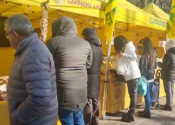 Grande successo all’Aquila per il mercatino “Campagna amica” di Coldiretti