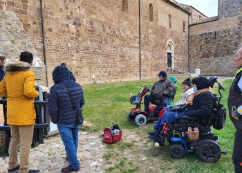 Abbazia di San Giovanni in Venere, consegnate chiavi e telecomando del montascale