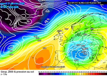 Il meteo in Abruzzo 19 – 25 gennaio: fase invernale con neve a quote basse