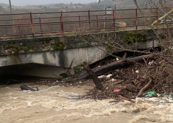 Maltempo nell’Aquilano, cede ponte a Molina Aterno: chiusa strada provinciale 11