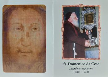 Ecco il nuovo santino in ricordo e devozione di Padre Domenico da Cese