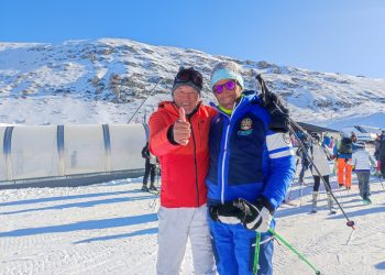 Rob Louw sceglie Campo Felice, lo storico rugbista in vacanza sulla neve