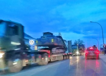 Avezzano blindata in vista dell’operazione anti bomba di domani mattina: arrivano i mezzi dell’esercito