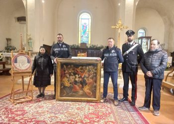 Carabinieri ritrovano dipinto rubato nel 1993, era stato venduto all’asta