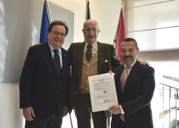 Giornata in ricordo delle vittime delle mafie, Giuseppe Ayala in visita all’Emiciclo (fotogallery)