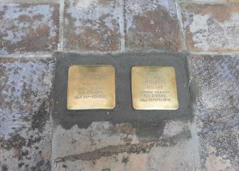 Due pietre d’inciampo in ricordo dei coniugi ebrei austriaci morti a Pianella