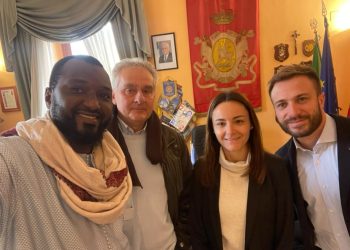 Gemellaggio Giulianva-Dakar, visita in città dell’imprenditore senegalese Nassir Aidara