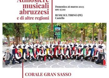 Concerto nel castello restaurato di Bussi della corale Gran Sasso