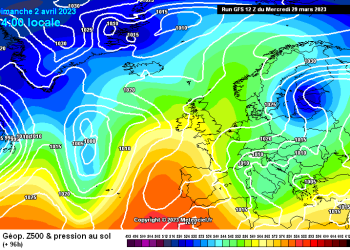 Il meteo 30 marzo – 5 aprile: instabilità con fenomeni e calo termico tra Domenica e Martedì