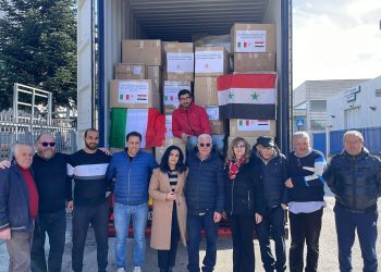 Solidarietà abruzzese per la Siria: parte un container dall’Aquila