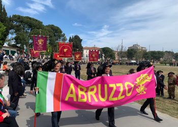 Lanciano si sveglia al suono della fanfara per il raduno interregionale dei bersaglieri