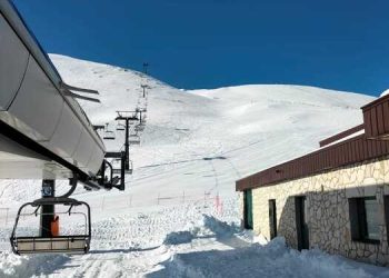 Folla a Campo Imperatore nel fine settimana: boom di presenze, 3mila persone sulle piste