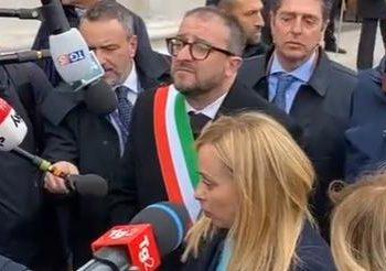 Il presidente Meloni all’Aquila: doveroso esserci, è una terra a cui sono molto legata