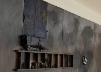 L’opera “6 aprile” dell’artista Moroni in mostra all’Emiciclo, ecco quando vederla