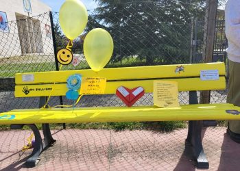 Arriva la prima panchina gialla d’Abruzzo, per dire no al bullismo