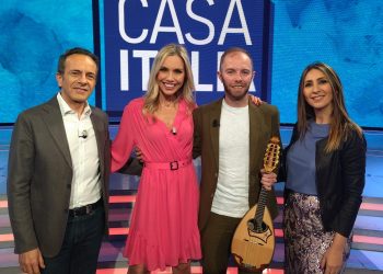 Il musicista abruzzese Francesco Mammola ospite di Casa Italia sulla Rai
