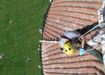Corso per interventi a fune sul patrimonio artistico, castello cinquecentesco fra i “set”