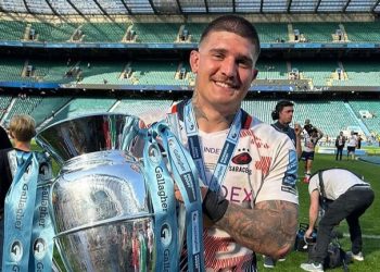 Il pilone teramano Marco Riccioni è campione d’Inghilterra di rugby con i Saracens