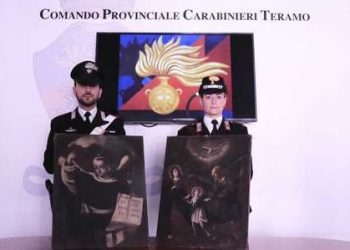 Rubati a Senigallia nel 1997: dipinti religiosi ritrovati nel Teramano