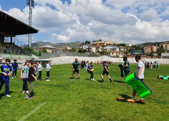 Rugby L’Aquila approda a un’iniziativa per avvicinare ai valori dello sport