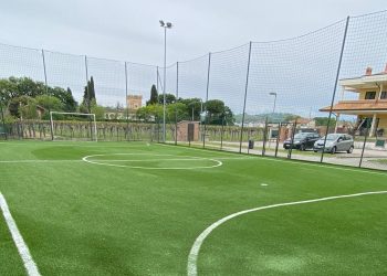 Terminati i lavori di riqualificazione del campetto di villa Pozzoni