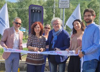 Installata la colonnina di ricarica fast per veicoli elettrici nella sede di Confindustria