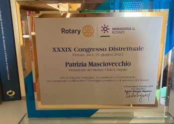 Congresso distrettuale rotariano: importanti riconoscimenti per il Rotary club dell’Aquila