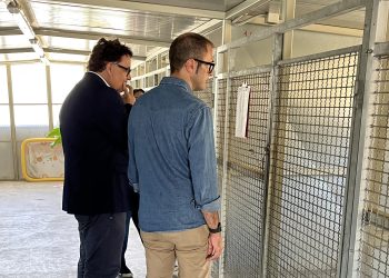 I consiglieri Blasioli e Giampietro in visita al canile sanitario: piena funzionalità ma alcune criticità