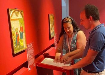 Visita tattile alla mostra “Il maestro del Campo di Giove”