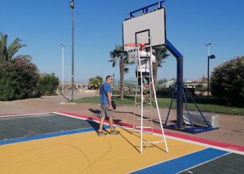 Nuovo campo da basket sul lungomare a Giulianova