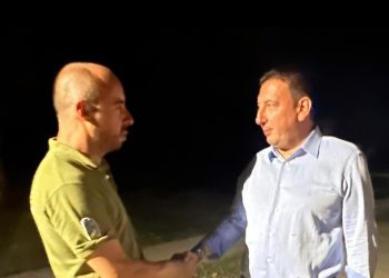 Lupo a Vasto, sopralluogo notturno del senatore Sigismondi