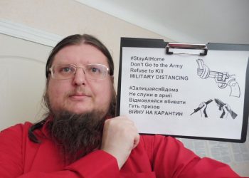 Intervista a Yurii Sheliazhenko, l’attivista ucraino che chiede una risoluzione pacifica del conflitto (photogallery)